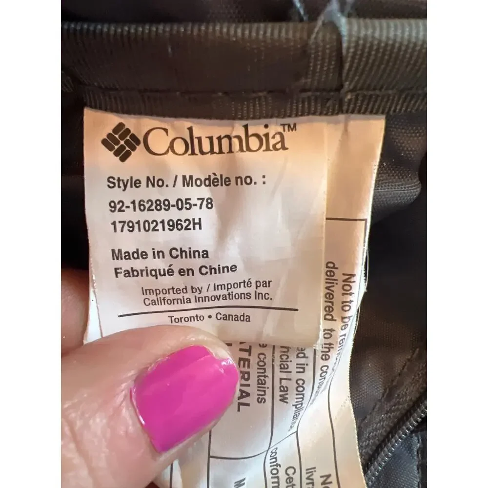 COLUMBIA OUTFITTER MESSENGER DIAPER SHOULDER BAG UNISEX PARENTS RED AND BLACK